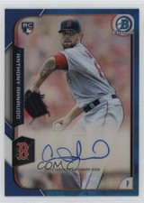 2015 Bowman Chrome Rookie Blue Refractor /150 Anthony Ranaudo #BCAR-AR Auto 2f4