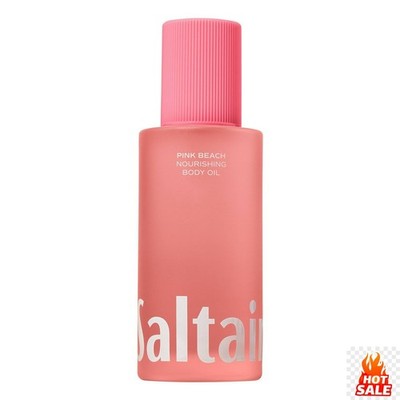 Saltair Pink Beach Nourishing Body Oil 4 fl oz Vanilla Almond Coconut Scent