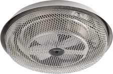 Low-Profile Fan-Forced Ceiling Heater, Enclosed Sheath Element for Bathroom Kitc