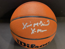 Xavier McDaniel X-Man Autographed NBA Wilson Basketball Schwartz COA