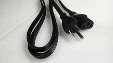 6ft US Plug C13 Power Cord Unshielded 