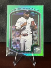 Vladimir Guerrero Jr 2025 Topps Flagship Series 2 Green Refractor 91/99 #34 SP