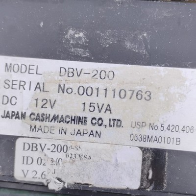 Japan Cashmachine Co., Ltd. DBV-200 Module/Assembly DC 12V 15VA Made in Japan