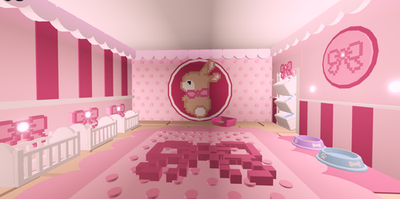 #ad #ad ⭐ Small Preppy Bunny House Home🏠Adopt from me $3.99