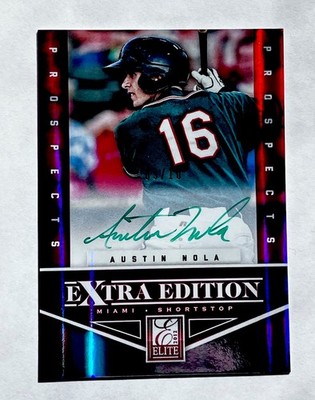 2012 Elite Extra Edition RED REFRACTOR AUSTIN NOLA RC AUTO SER #9/10 GRADABLE++