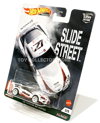 Hot Wheels Slide Street GR Supra Formula Drift Ken Gushi Diecast