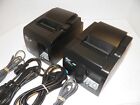 Lot of 2 Star Tsp100Ii Thermal Pos Receipt Printer Usb with Power Cord 143Iiu