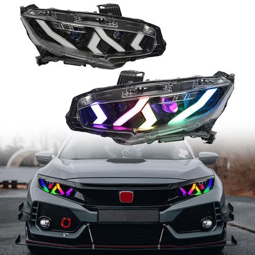 Civic 10th Gen LED Headlights RGB App control with Plug&Play for Honda 2016-2021 - Picture 11 of 12