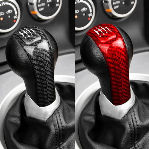 2Pcs Real Carbon Fiber Manual Gear Shift Cover Trim for Nissan 350Z 2003-2009 - Bild 5 von 9