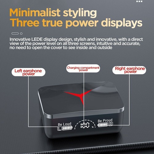 TWS Wireless Earbuds Bluetooth 5.3 Earphones Stereo Headset Waterproof Headphone - Zdjęcie 2 z 10