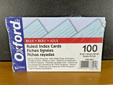 Esselte Printable Index Card - 3" X 5" - 90 Lb - Recycled - 100 / Pack - Blue