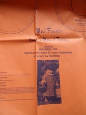 § patron MODES TRAVAUX poupée Marie Françoise - 11/1984