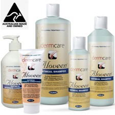 Aloveen Shampoo Conditioner Dermcare Oatmeal Dogs Cats Sensitive Skin Aloe Vera