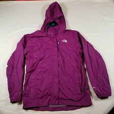The North Face Girls HyVent Jacket, Size XL, Purple, Used 