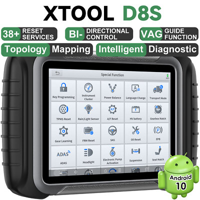 2025 XTOOL D8S Tolology Bidirectional Scanner Auto Full System Diagnostic Tool