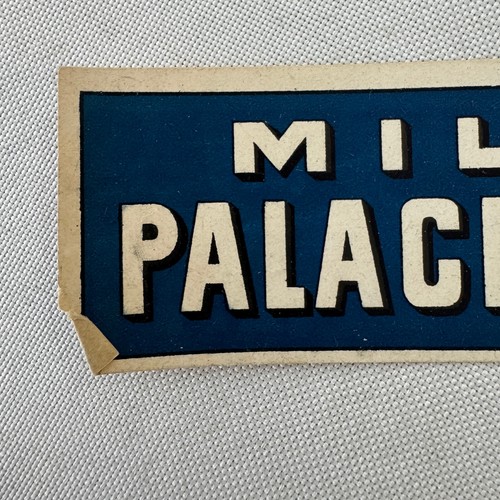 Vintage Hotel Reisegepäck Etikett Milan Palace Hotel - Bild 4 von 5