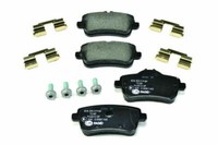 Hella 8DB 355 019-841 Bremsbelagsatz, Scheibenbremse FüR MERCEDES-BENZ