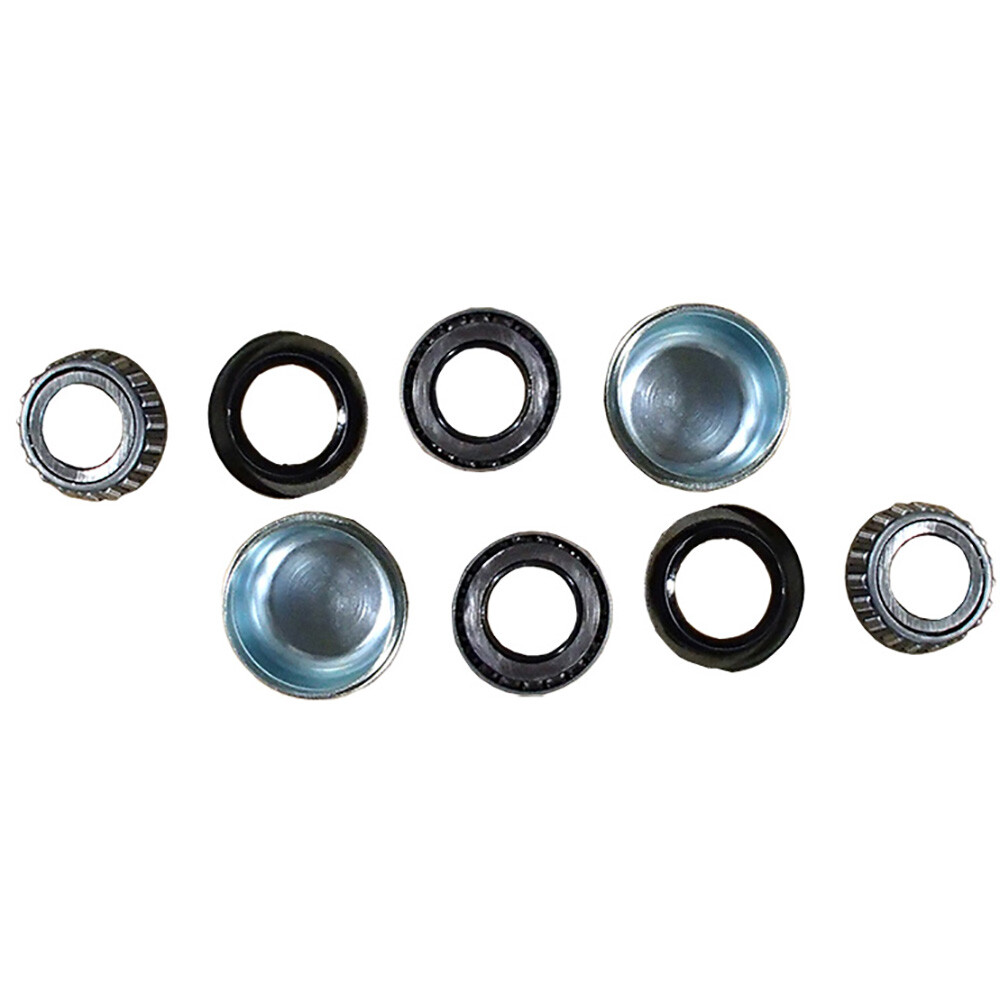 (Pack of 2) Trailer Axle Kits with 4 on 4" Bolt Idler Hub & 1" Round