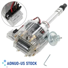 Hei Super Clear Cap Distributor 65,000 Volt For Chevy SBC BBC V8 1955-1986