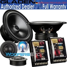 GLADEN ZERO 165 6,5" CAR AUDIO 150W RMS COMPONENTI ALTOPARLANTI TWEETER CROSSOVER