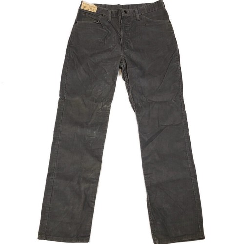 Vintage 70s Wrangler Grey Corduroy 