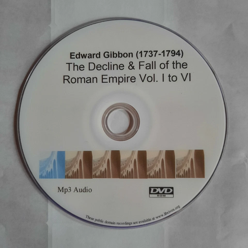 Decline & Fall of the Roman Empire Audiobook Mp3 DVD