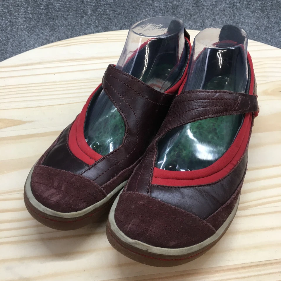 Cushe Shoes Womens 8 Manuka Willow Mary Jane Plum Suede Comfort Hook & Loop - Image 3 of 4