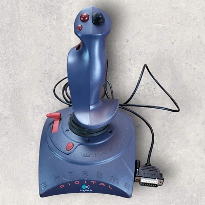Vintage Logitech WingMan Extreme Digital Joystick 863132-0000 Free Shipping