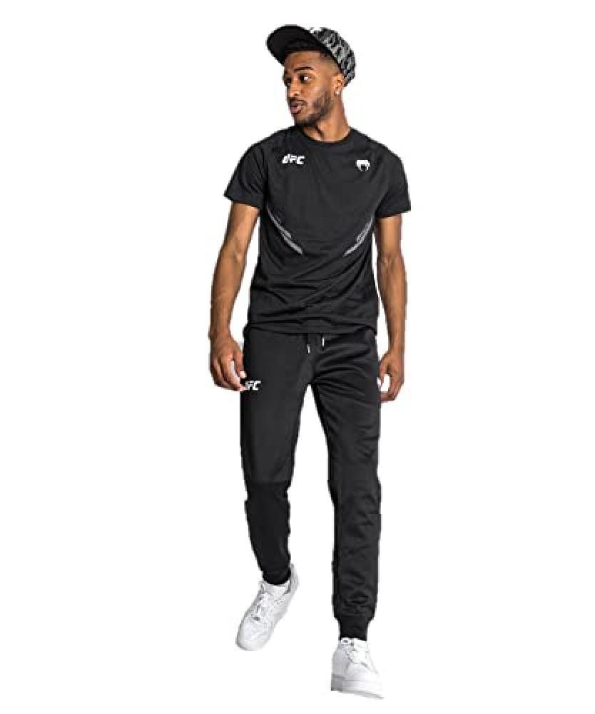 (TG. XXL Slim) Venum Pantaloni da Jogging Uomo UFC Replica - Nero - XXL - NUOVO