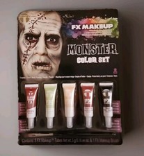 Monster FX Makeup Color Kit Tinsley Transfers Face Body Paint Halloween