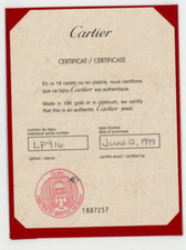 Seattle Cartier Certificate 1887257 Envelope Etc WA Senator Alan Thompson 1999