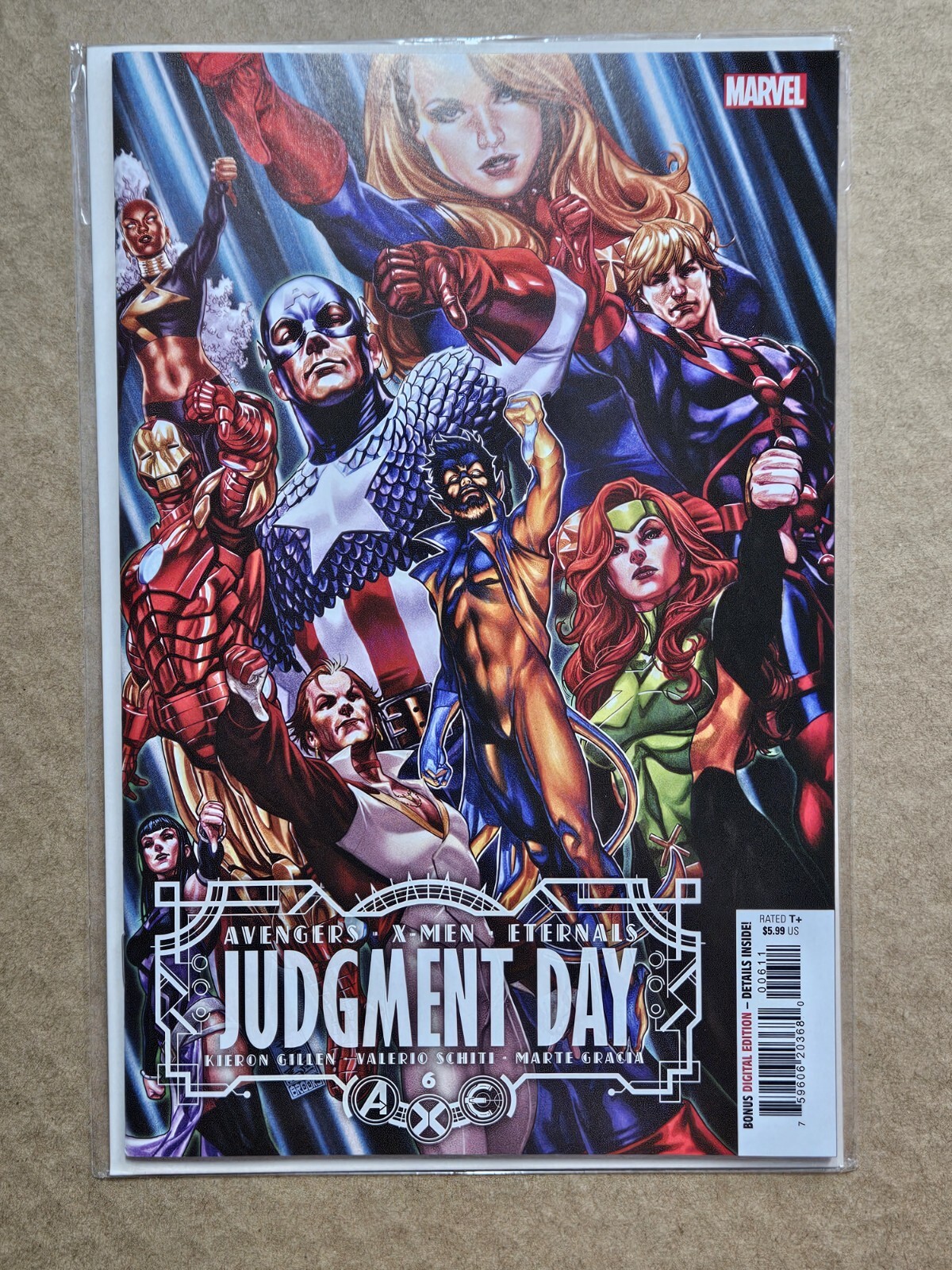 AXE JUDGEMENT DAY 6 FIRST PRINT MARVEL COMICS (2022) AVENGERS XMEN
