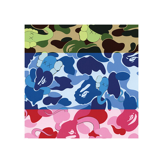 15.5x22 Print - A Bathing Ape x OriginalFake Bendy Camo Urban