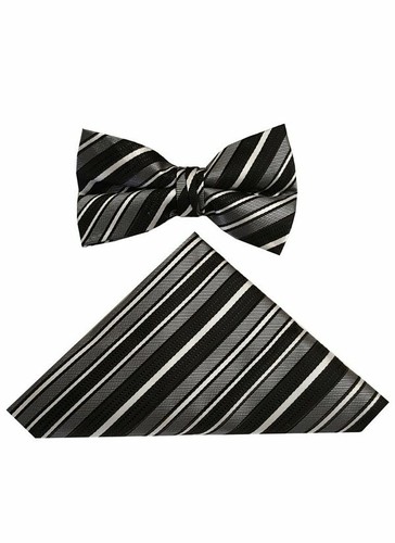 Magen Boys black FORMAL SLIM FIT suit 7 pcs set coat,vest,pant,shirt,clip tie - Picture 5 of 9
