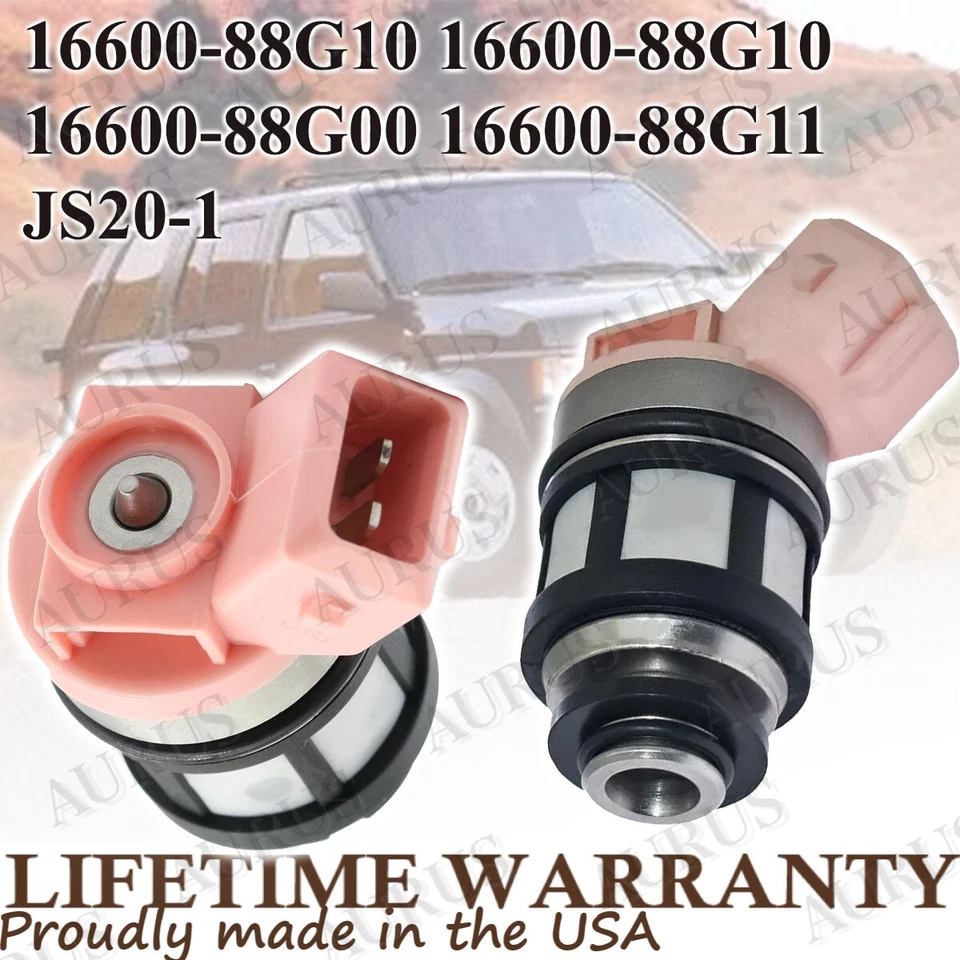 6 inyectores de combustible OEM AURUS NUEVO para Nissan D21 Quest Mercury 1990-1995 3,0 L JS20-1 Foto 3 de 4