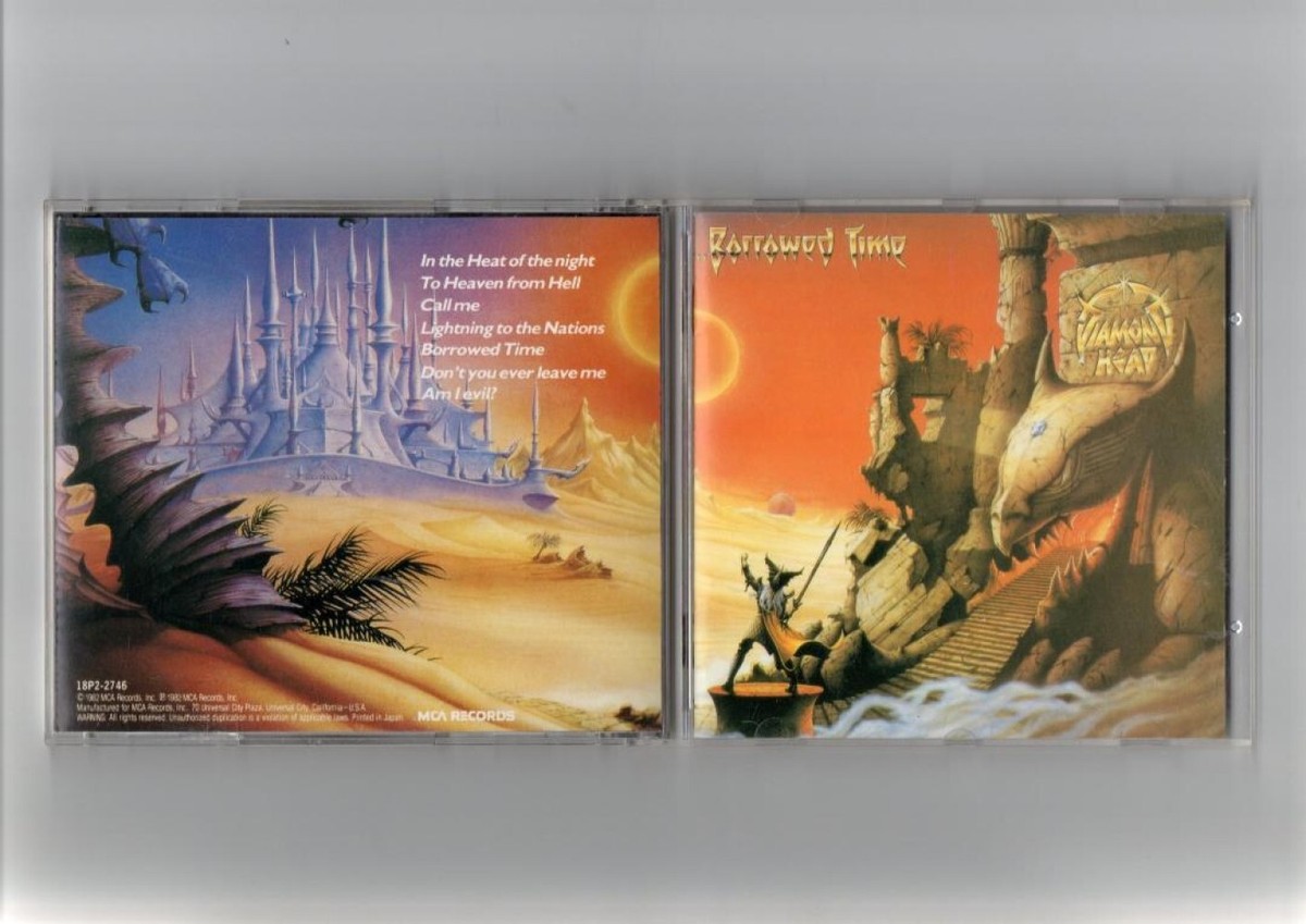 USED diamond head Borrowed Time Limited Edition Japan CD