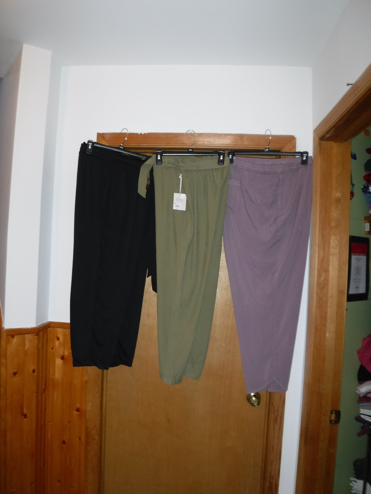 ALTRA Pantaloni pull on XL nero SM verde LC Lauren Conrad 2X viola cenere Sonoma nuovi con etichette