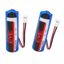 2pcs ER14505 3.6V 2700mAh Non-rechargeable Li-ion Battery with 51005 White Plug