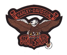Authentic Harley Davidson Vintage Eagle Patch Established 1903 Made in the USA
