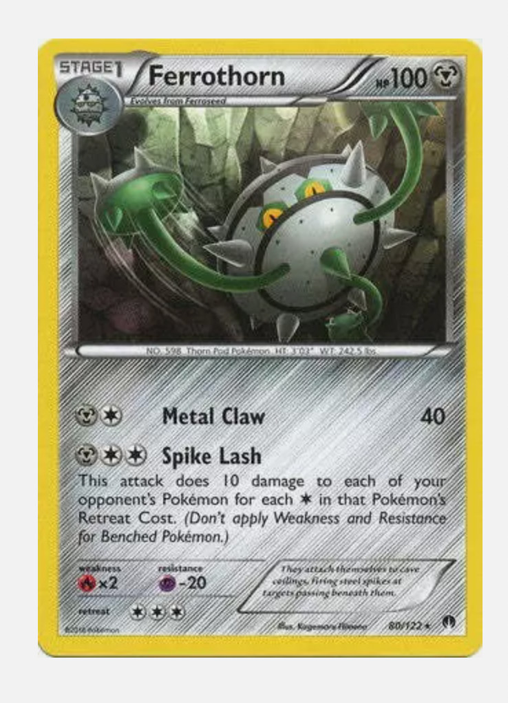 Pokemon - Whirlipede - 39/98 - Emerging Powers - Reverse Holo -  NM/M - New