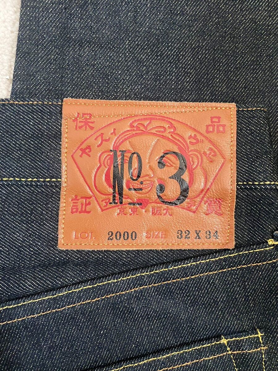 Evisu jeans Multi Pocket Denim Lot 2000 No. 3 Rare OG size Evisu jeans Multi Pocket Denim Lot 2000 No. 3 Rare OG size