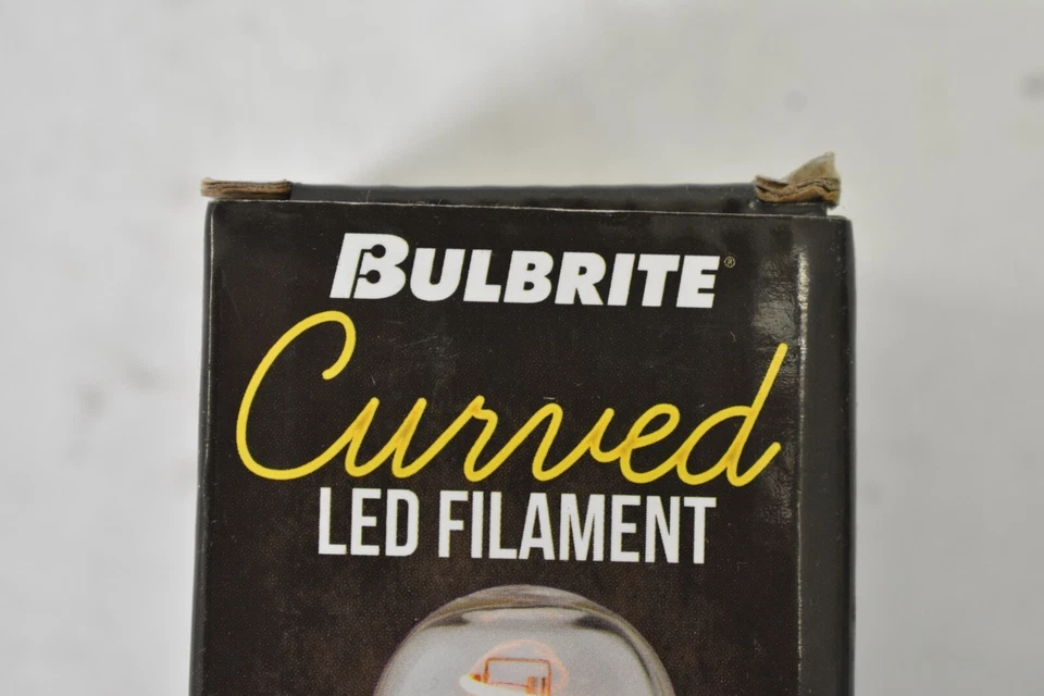 Bulbrite Curved LED Filament Vintage Style Light Bulb 4W Dimmable 776511 - Image 3 of 4