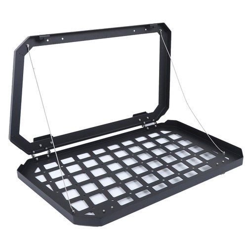 R+L Tailgate Foldable Storage Molle Shelf Racks For Toyota Prado LC250 2024+ - Picture 16 of 17