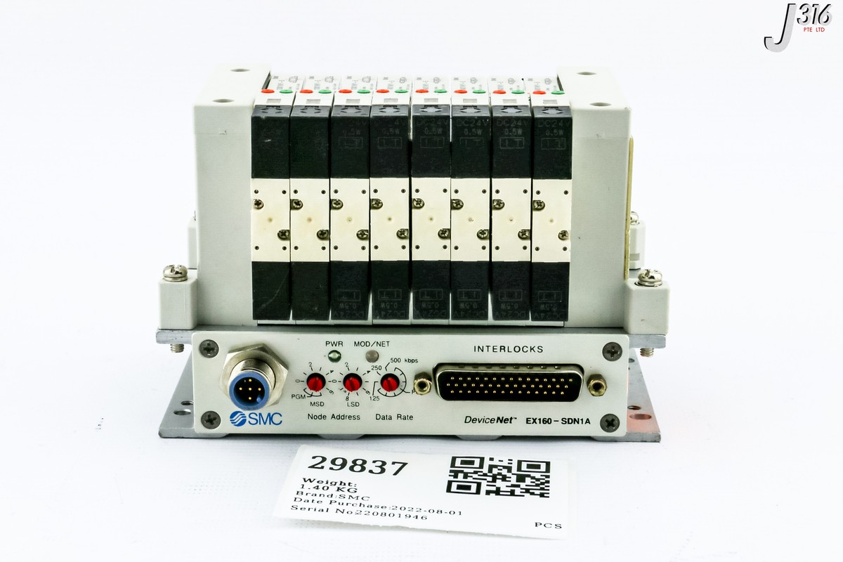 29837 SMC 8-SLOT PNUEMATIC MANF, CLSD CENTER, 0190-13033 US22209