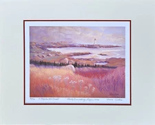 Suzanne Chrysler MacDonald "Pearly Everlasting" LE Lithograph Signed & Numbered