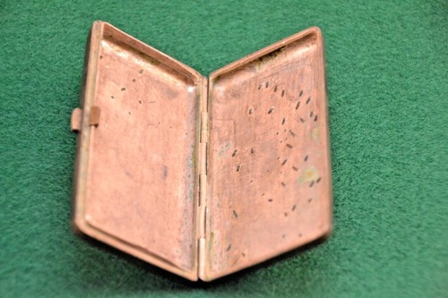 Antique Imperial Russian Silver 84 and 14kt Gold Cigarette Case With Cyphers WOW - Picture 7 of 11