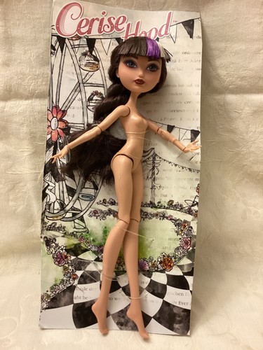 EVER AFTER HIGH NUDE CERISE HOOD SPRING UNSPRUNG DOLL 2014 NEW - Picture 2 of 9