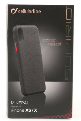 Cellularline Supirio Mineral Schutzhülle Apple iPhone XS X Handy Tasche Case 103