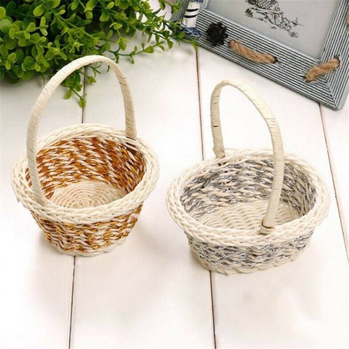 Hand-Held Basket Basket Party Decorative Baskets 1pc Wedding Women Flower Basket - Bild 1 von 11