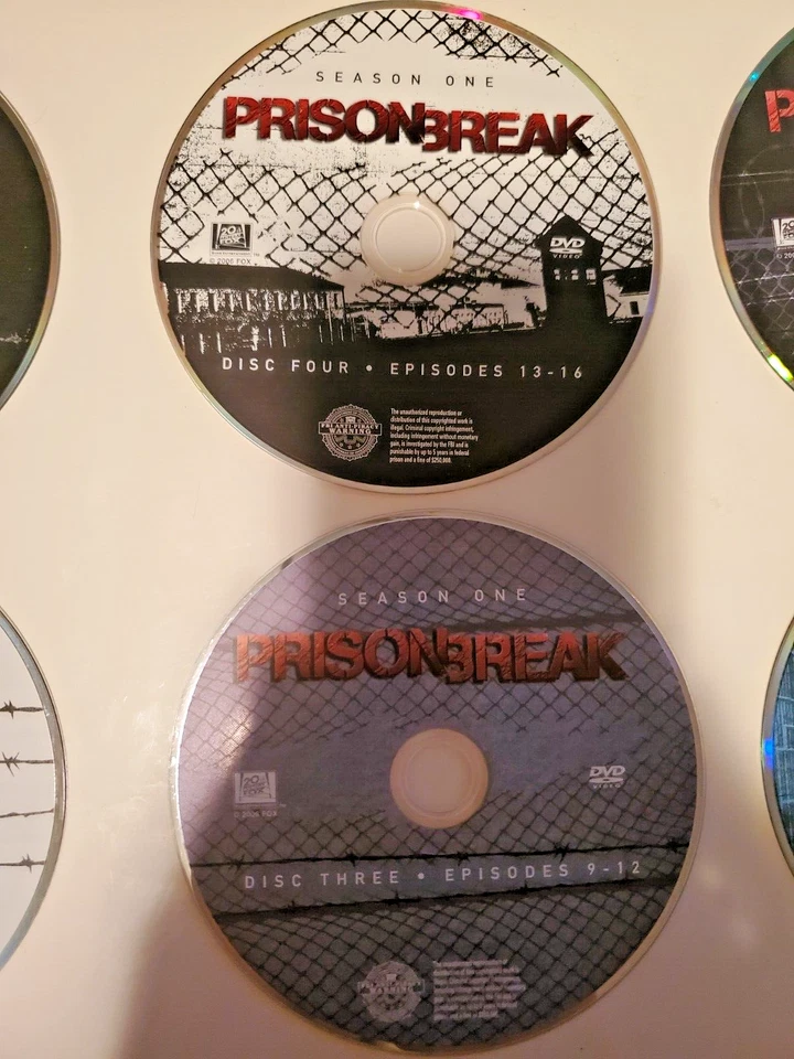 Prison Break Season One Disc Only Loose DVD TV Show - Image 2 of 4